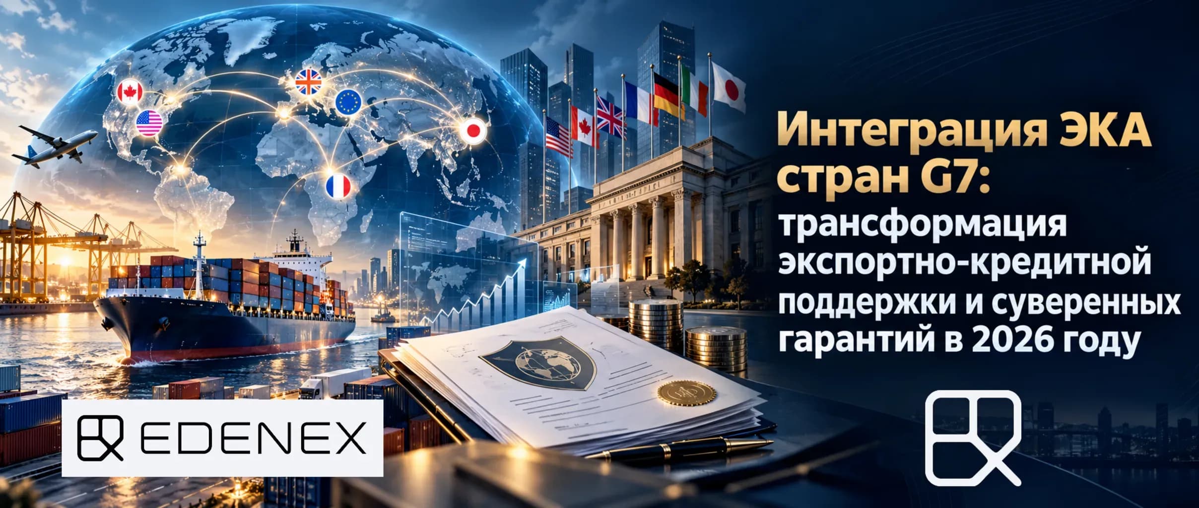 Схема синдицирования суверенных гарантий ЭКА стран G7 под Базель IV.
