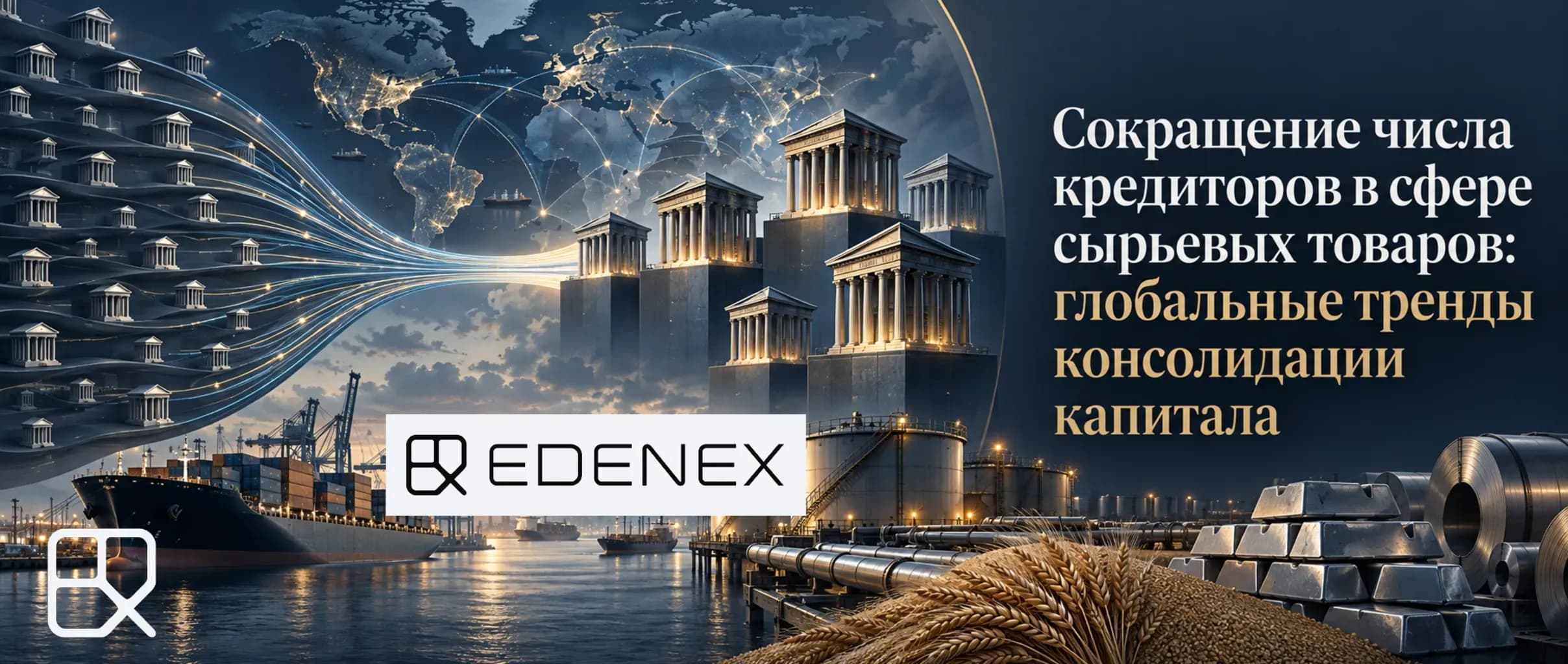 Сокращение числа кредиторов в сфере сырьевых товаров Статья о консолидации сырьевого финансирования: уход банков с рынка, дефицит ликвидности и RWA-решения для Mid-Market трейдеров.